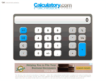 Tablet Screenshot of calculatory.com